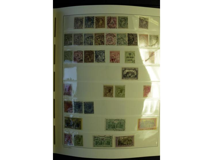 1885/2008, postfrische und ungebrauchte reichhaltige Sammlung mit u.a. Mi.-Nr. 1-9, 11-21, 190-99, Bl.3A+B, 4A+B etc.