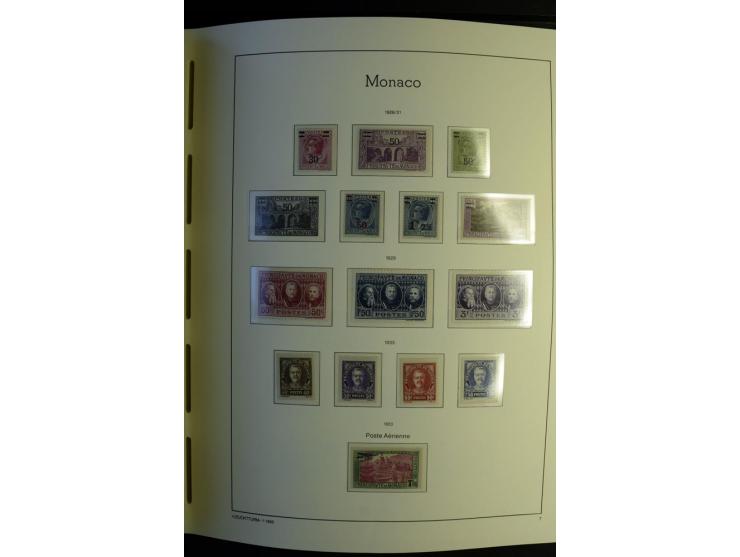 1885/2008, postfrische und ungebrauchte reichhaltige Sammlung mit u.a. Mi.-Nr. 1-9, 11-21, 190-99, Bl.3A+B, 4A+B etc.