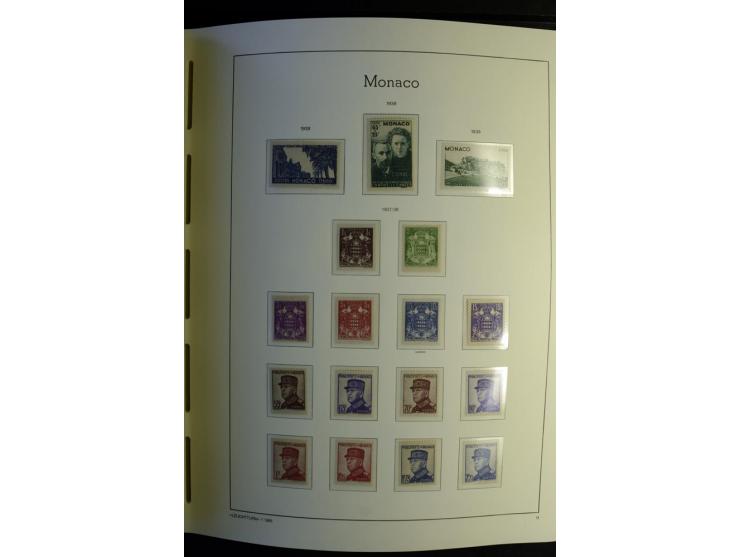 1885/2008, postfrische und ungebrauchte reichhaltige Sammlung mit u.a. Mi.-Nr. 1-9, 11-21, 190-99, Bl.3A+B, 4A+B etc.