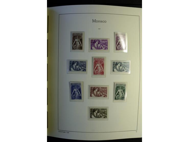 1885/2008, postfrische und ungebrauchte reichhaltige Sammlung mit u.a. Mi.-Nr. 1-9, 11-21, 190-99, Bl.3A+B, 4A+B etc.