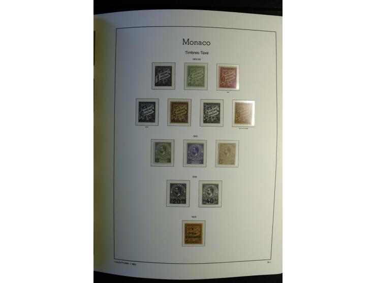 1885/2008, postfrische und ungebrauchte reichhaltige Sammlung mit u.a. Mi.-Nr. 1-9, 11-21, 190-99, Bl.3A+B, 4A+B etc.