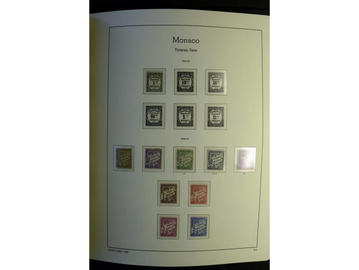 1885/2008, postfrische und ungebrauchte reichhaltige Sammlung mit u.a. Mi.-Nr. 1-9, 11-21, 190-99, Bl.3A+B, 4A+B etc.