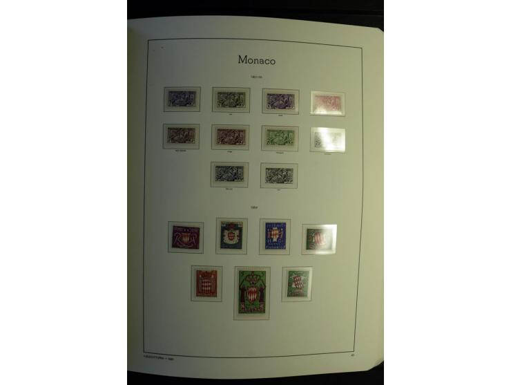 1885/2008, postfrische und ungebrauchte reichhaltige Sammlung mit u.a. Mi.-Nr. 1-9, 11-21, 190-99, Bl.3A+B, 4A+B etc.