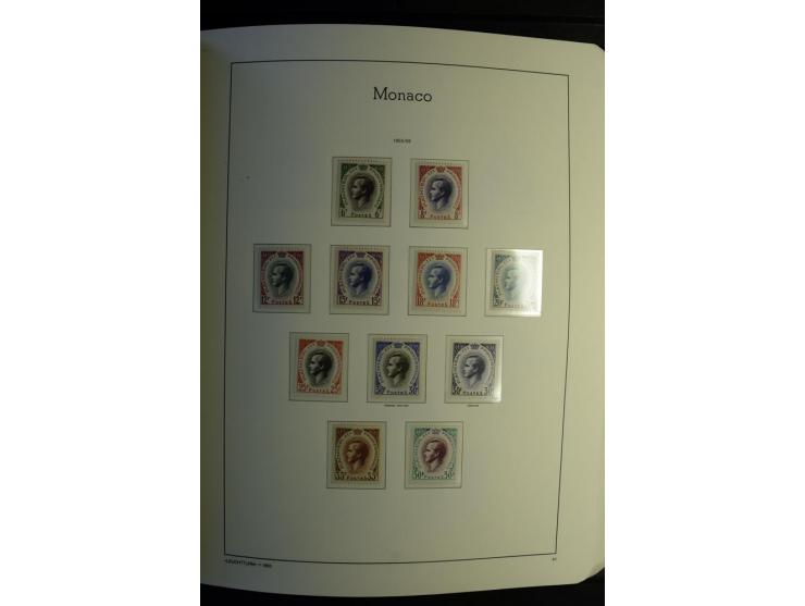 1885/2008, postfrische und ungebrauchte reichhaltige Sammlung mit u.a. Mi.-Nr. 1-9, 11-21, 190-99, Bl.3A+B, 4A+B etc.