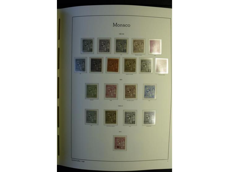 1885/2008, postfrische und ungebrauchte reichhaltige Sammlung mit u.a. Mi.-Nr. 1-9, 11-21, 190-99, Bl.3A+B, 4A+B etc.