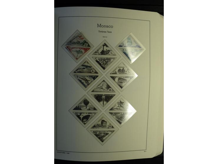 1885/2008, postfrische und ungebrauchte reichhaltige Sammlung mit u.a. Mi.-Nr. 1-9, 11-21, 190-99, Bl.3A+B, 4A+B etc.