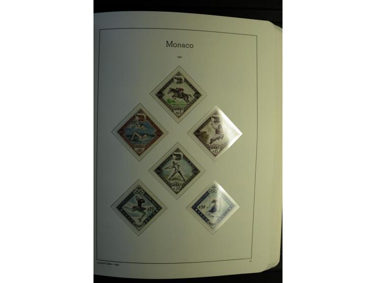 1885/2008, postfrische und ungebrauchte reichhaltige Sammlung mit u.a. Mi.-Nr. 1-9, 11-21, 190-99, Bl.3A+B, 4A+B etc.