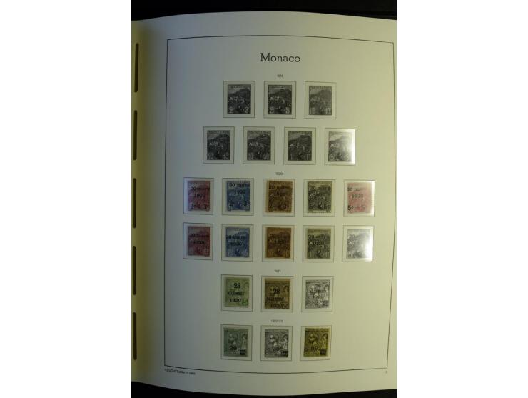 1885/2008, postfrische und ungebrauchte reichhaltige Sammlung mit u.a. Mi.-Nr. 1-9, 11-21, 190-99, Bl.3A+B, 4A+B etc.