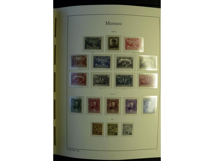 1885/2008, postfrische und ungebrauchte reichhaltige Sammlung mit u.a. Mi.-Nr. 1-9, 11-21, 190-99, Bl.3A+B, 4A+B etc.