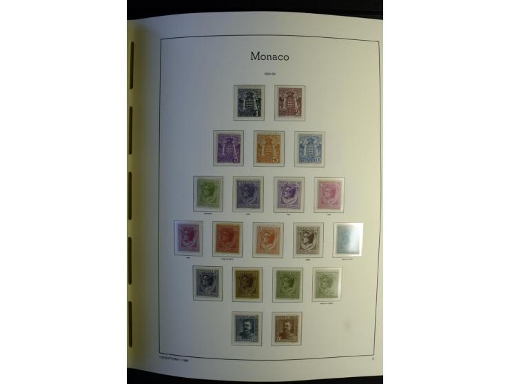 1885/2008, postfrische und ungebrauchte reichhaltige Sammlung mit u.a. Mi.-Nr. 1-9, 11-21, 190-99, Bl.3A+B, 4A+B etc.