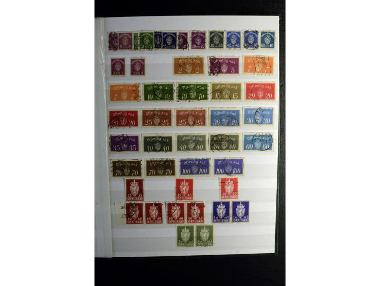 1855/1944, postfrische, ungebrauchte und gestempelte Sammlung mit u.a. Mi.-Nr. 1 (9 und waagerechtes Paar), 2 (4), 6 (3), 7, 