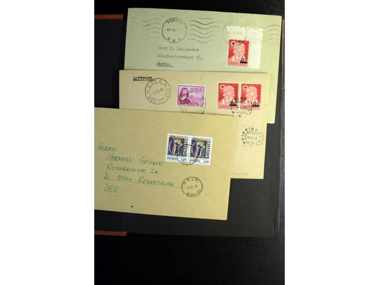 1855/1944, postfrische, ungebrauchte und gestempelte Sammlung mit u.a. Mi.-Nr. 1 (9 und waagerechtes Paar), 2 (4), 6 (3), 7, 