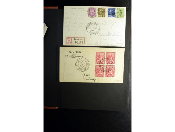 1855/1944, postfrische, ungebrauchte und gestempelte Sammlung mit u.a. Mi.-Nr. 1 (9 und waagerechtes Paar), 2 (4), 6 (3), 7, 