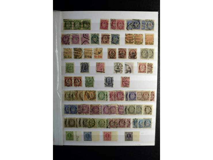 1855/1944, postfrische, ungebrauchte und gestempelte Sammlung mit u.a. Mi.-Nr. 1 (9 und waagerechtes Paar), 2 (4), 6 (3), 7, 