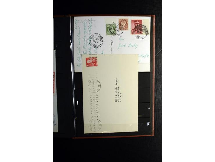 1855/1944, postfrische, ungebrauchte und gestempelte Sammlung mit u.a. Mi.-Nr. 1 (9 und waagerechtes Paar), 2 (4), 6 (3), 7, 