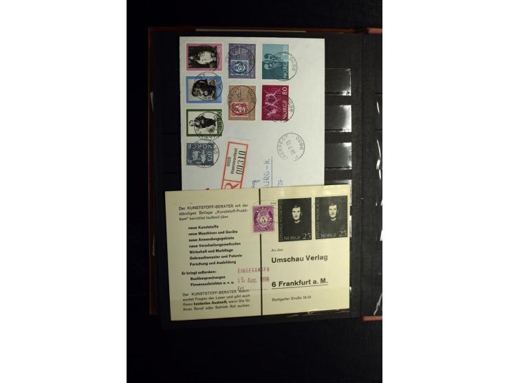 1855/1944, postfrische, ungebrauchte und gestempelte Sammlung mit u.a. Mi.-Nr. 1 (9 und waagerechtes Paar), 2 (4), 6 (3), 7, 