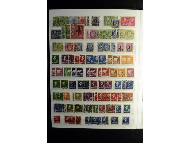 1855/1944, postfrische, ungebrauchte und gestempelte Sammlung mit u.a. Mi.-Nr. 1 (9 und waagerechtes Paar), 2 (4), 6 (3), 7, 
