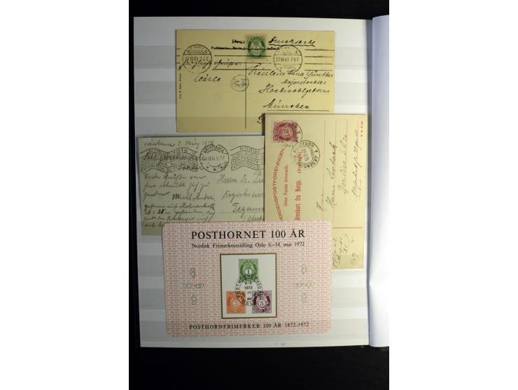 1855/1944, postfrische, ungebrauchte und gestempelte Sammlung mit u.a. Mi.-Nr. 1 (9 und waagerechtes Paar), 2 (4), 6 (3), 7, 