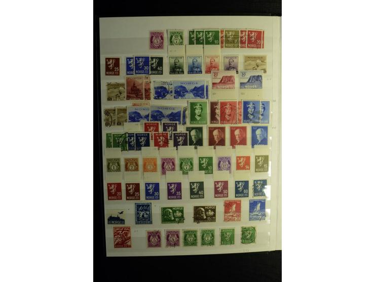 1855/1944, postfrische, ungebrauchte und gestempelte Sammlung mit u.a. Mi.-Nr. 1 (9 und waagerechtes Paar), 2 (4), 6 (3), 7, 