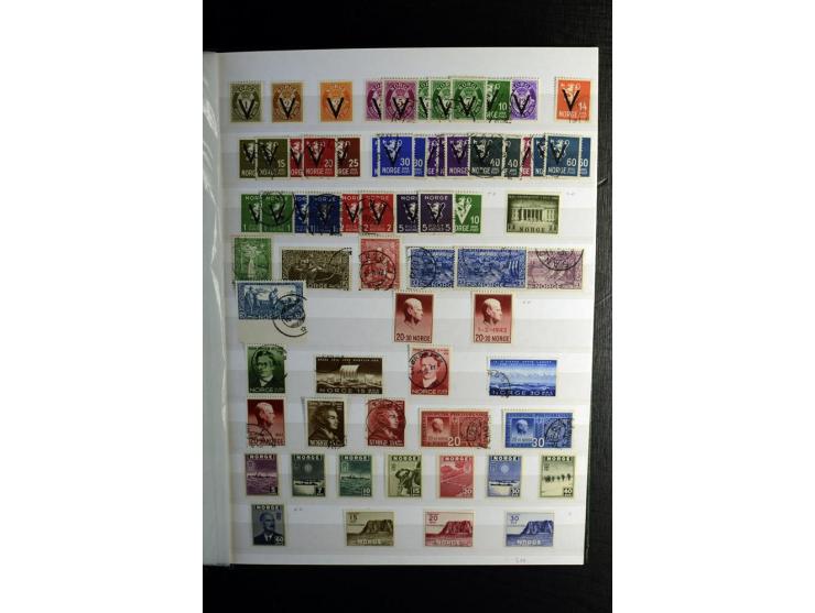 1855/1944, postfrische, ungebrauchte und gestempelte Sammlung mit u.a. Mi.-Nr. 1 (9 und waagerechtes Paar), 2 (4), 6 (3), 7, 