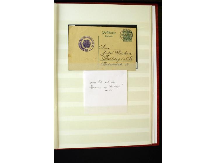 1918/1920, interessante Sammlung der Germania-Aufdruckmarken in Polen mit u.a. Deutsche Post in Polen mit einigen Belegen Sta