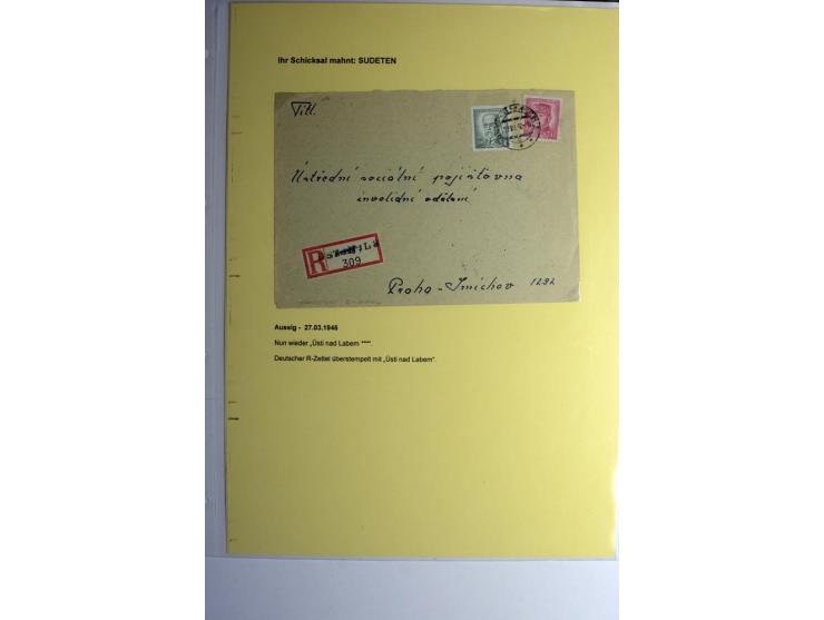 IHR SCHICKSAL MAHNT: Hochinteressante Sammlung von über 150 Briefen und Karten, dabei Belege aus der Bukowina, Polen, Galizie