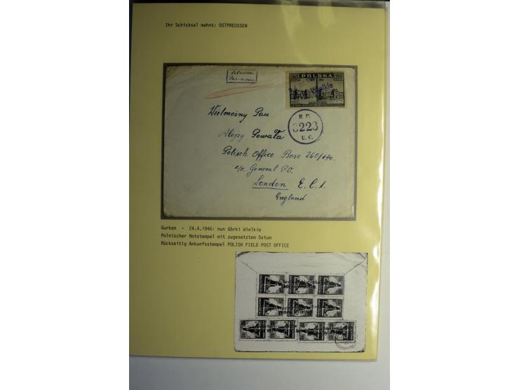 IHR SCHICKSAL MAHNT: Hochinteressante Sammlung von über 150 Briefen und Karten, dabei Belege aus der Bukowina, Polen, Galizie