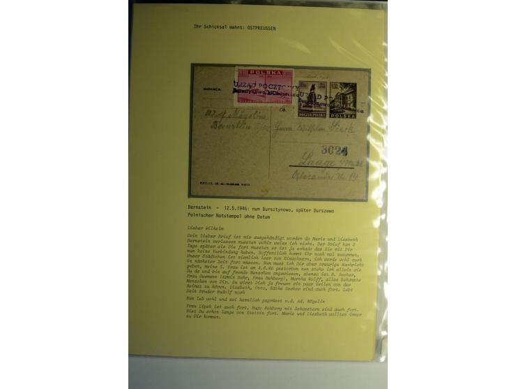 IHR SCHICKSAL MAHNT: Hochinteressante Sammlung von über 150 Briefen und Karten, dabei Belege aus der Bukowina, Polen, Galizie
