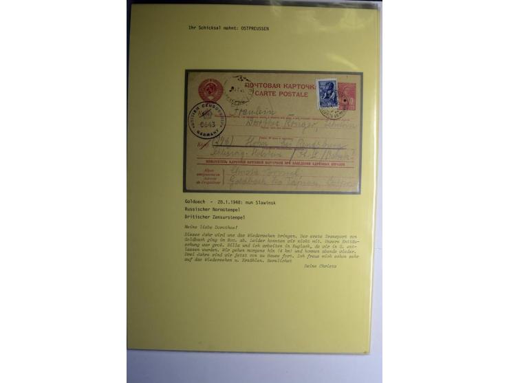 IHR SCHICKSAL MAHNT: Hochinteressante Sammlung von über 150 Briefen und Karten, dabei Belege aus der Bukowina, Polen, Galizie