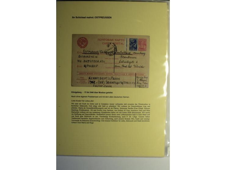IHR SCHICKSAL MAHNT: Hochinteressante Sammlung von über 150 Briefen und Karten, dabei Belege aus der Bukowina, Polen, Galizie