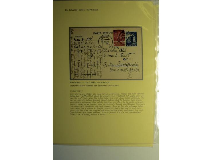 IHR SCHICKSAL MAHNT: Hochinteressante Sammlung von über 150 Briefen und Karten, dabei Belege aus der Bukowina, Polen, Galizie