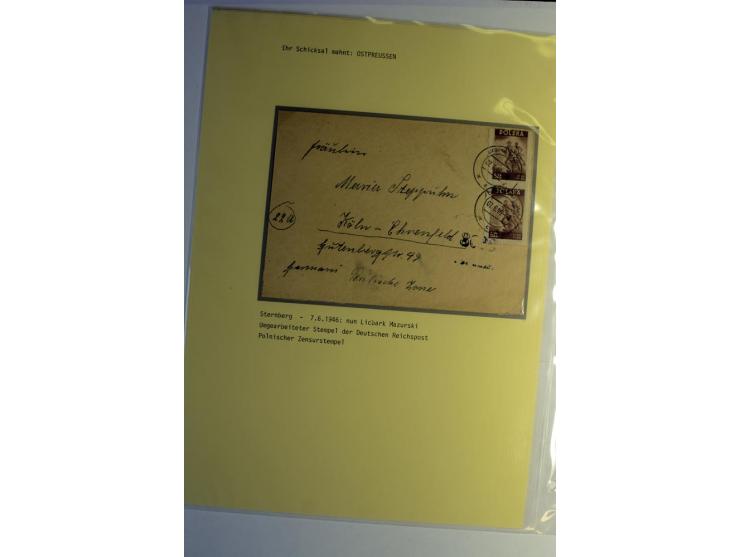 IHR SCHICKSAL MAHNT: Hochinteressante Sammlung von über 150 Briefen und Karten, dabei Belege aus der Bukowina, Polen, Galizie