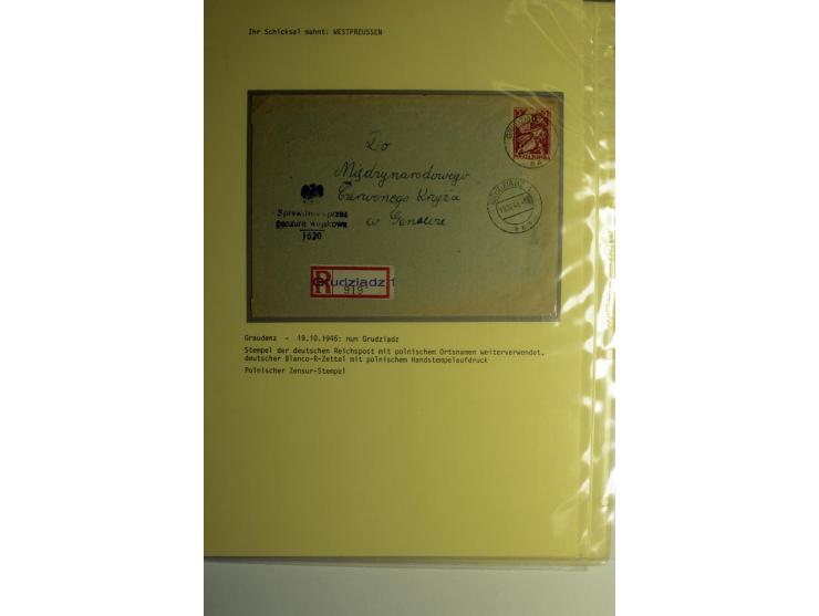 IHR SCHICKSAL MAHNT: Hochinteressante Sammlung von über 150 Briefen und Karten, dabei Belege aus der Bukowina, Polen, Galizie