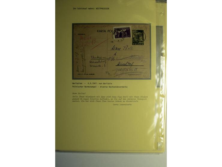 IHR SCHICKSAL MAHNT: Hochinteressante Sammlung von über 150 Briefen und Karten, dabei Belege aus der Bukowina, Polen, Galizie