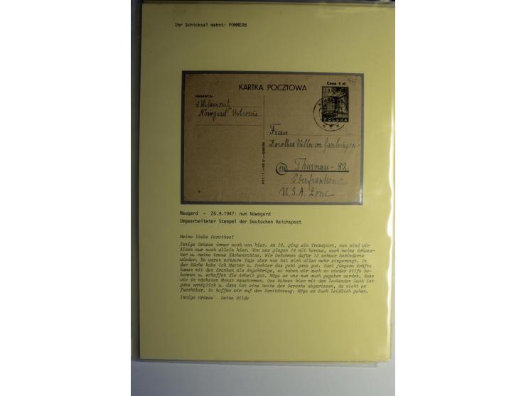 IHR SCHICKSAL MAHNT: Hochinteressante Sammlung von über 150 Briefen und Karten, dabei Belege aus der Bukowina, Polen, Galizie