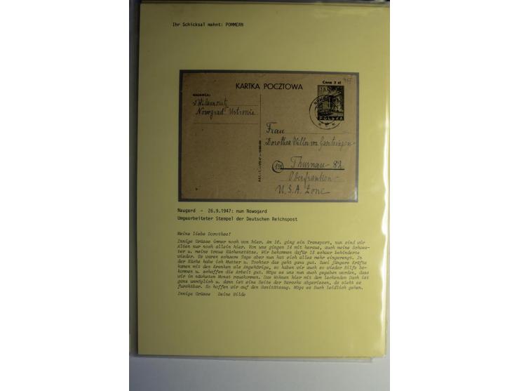 IHR SCHICKSAL MAHNT: Hochinteressante Sammlung von über 150 Briefen und Karten, dabei Belege aus der Bukowina, Polen, Galizie