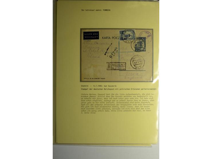 IHR SCHICKSAL MAHNT: Hochinteressante Sammlung von über 150 Briefen und Karten, dabei Belege aus der Bukowina, Polen, Galizie