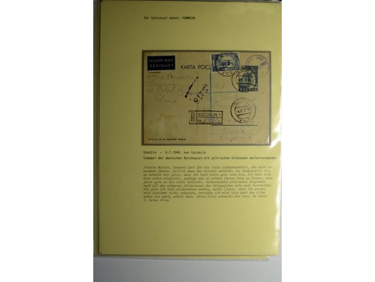 IHR SCHICKSAL MAHNT: Hochinteressante Sammlung von über 150 Briefen und Karten, dabei Belege aus der Bukowina, Polen, Galizie