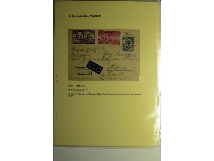 IHR SCHICKSAL MAHNT: Hochinteressante Sammlung von über 150 Briefen und Karten, dabei Belege aus der Bukowina, Polen, Galizie