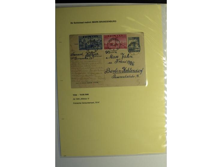IHR SCHICKSAL MAHNT: Hochinteressante Sammlung von über 150 Briefen und Karten, dabei Belege aus der Bukowina, Polen, Galizie