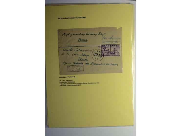 IHR SCHICKSAL MAHNT: Hochinteressante Sammlung von über 150 Briefen und Karten, dabei Belege aus der Bukowina, Polen, Galizie