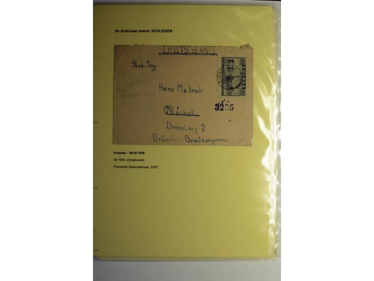 IHR SCHICKSAL MAHNT: Hochinteressante Sammlung von über 150 Briefen und Karten, dabei Belege aus der Bukowina, Polen, Galizie