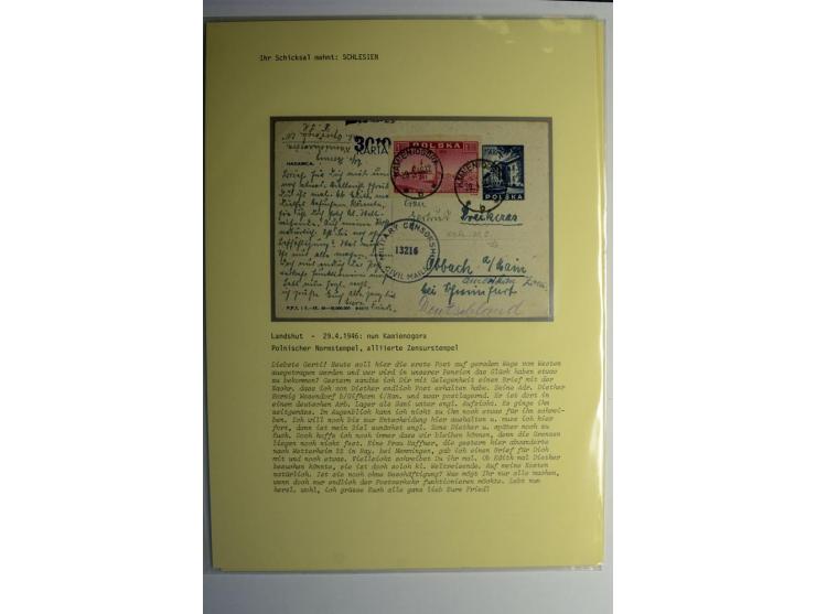 IHR SCHICKSAL MAHNT: Hochinteressante Sammlung von über 150 Briefen und Karten, dabei Belege aus der Bukowina, Polen, Galizie