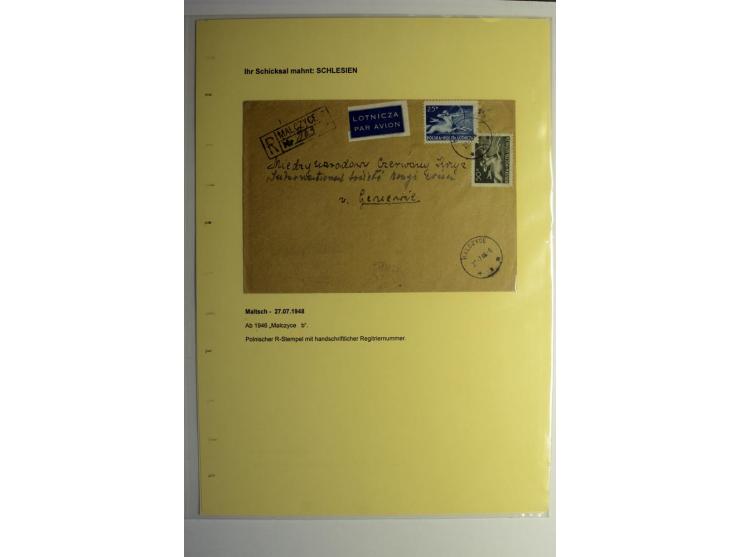 IHR SCHICKSAL MAHNT: Hochinteressante Sammlung von über 150 Briefen und Karten, dabei Belege aus der Bukowina, Polen, Galizie