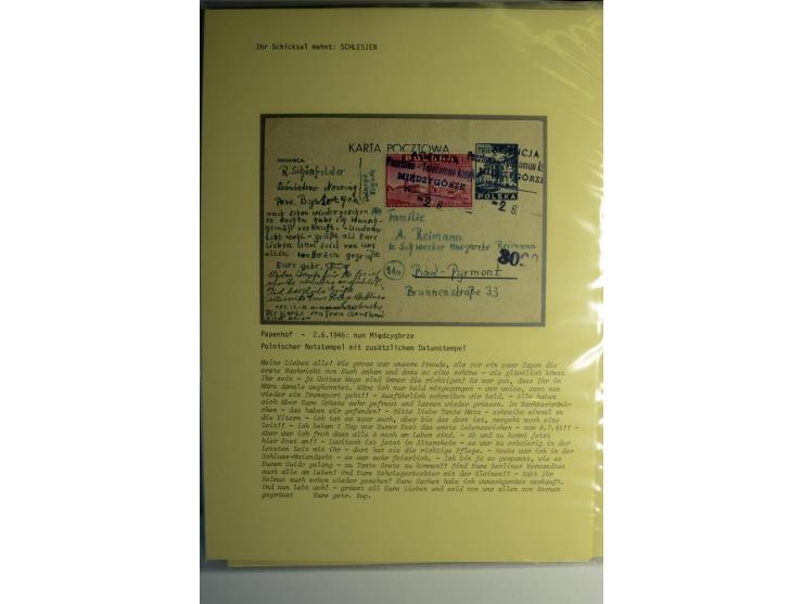 IHR SCHICKSAL MAHNT: Hochinteressante Sammlung von über 150 Briefen und Karten, dabei Belege aus der Bukowina, Polen, Galizie