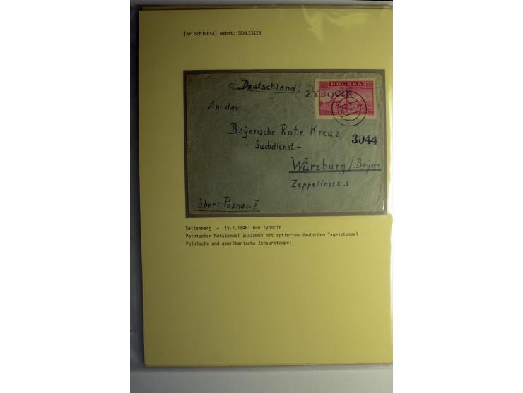 IHR SCHICKSAL MAHNT: Hochinteressante Sammlung von über 150 Briefen und Karten, dabei Belege aus der Bukowina, Polen, Galizie