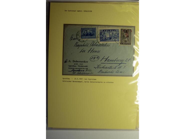 IHR SCHICKSAL MAHNT: Hochinteressante Sammlung von über 150 Briefen und Karten, dabei Belege aus der Bukowina, Polen, Galizie