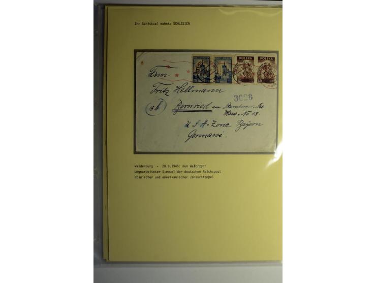 IHR SCHICKSAL MAHNT: Hochinteressante Sammlung von über 150 Briefen und Karten, dabei Belege aus der Bukowina, Polen, Galizie