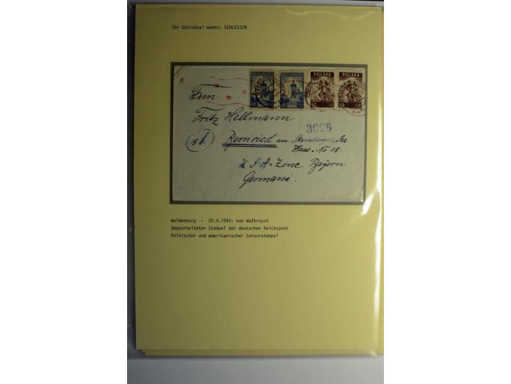 IHR SCHICKSAL MAHNT: Hochinteressante Sammlung von über 150 Briefen und Karten, dabei Belege aus der Bukowina, Polen, Galizie