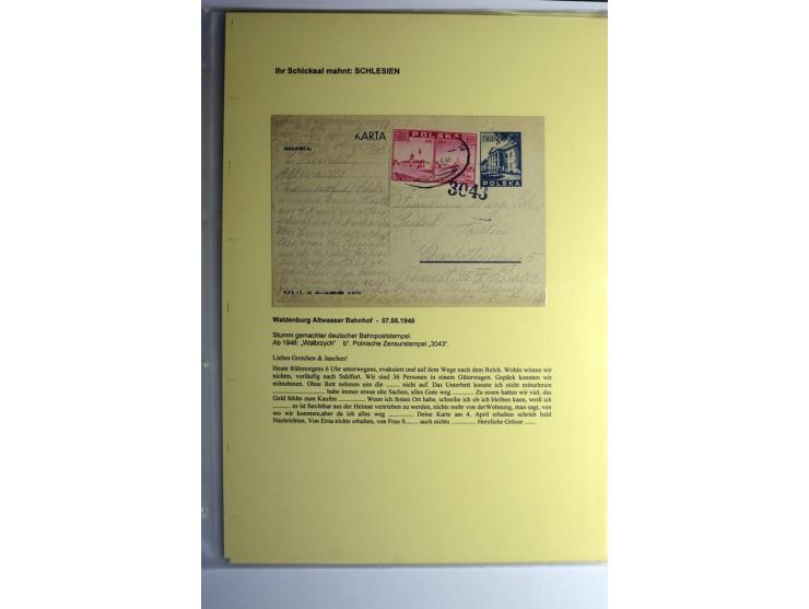 IHR SCHICKSAL MAHNT: Hochinteressante Sammlung von über 150 Briefen und Karten, dabei Belege aus der Bukowina, Polen, Galizie